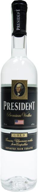 Горілка President Gold 40% 0.7 л